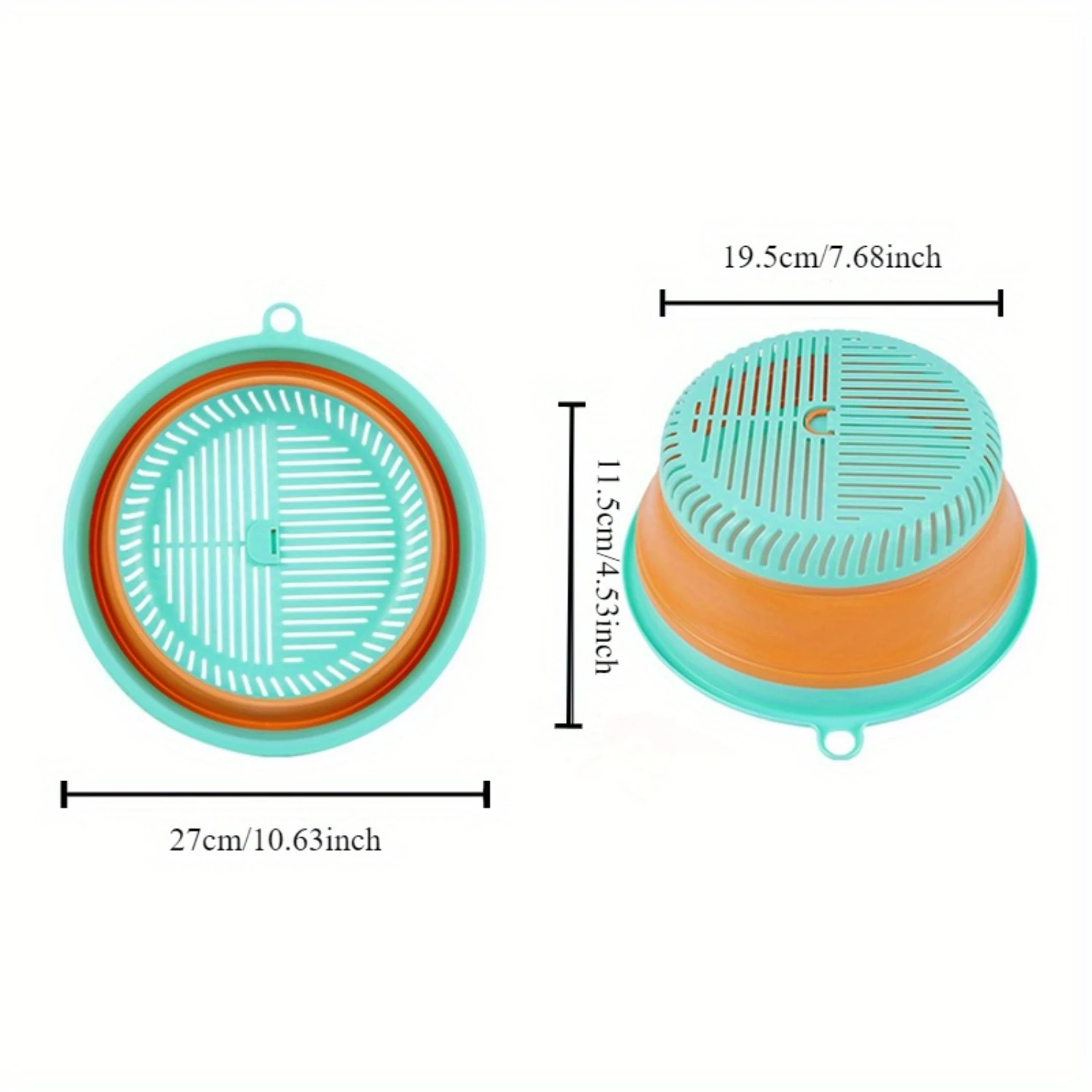 2-Piece Multi-Functional Kitchen Covers - Mosquito-Proof, Round Plastic Food & Fruit Drain Basket For Camping And Dining
2-Piece Multi-Functional Kitchen Covers - Mosquito-Proof, Round Plastic Food & Fruit Drain Basket For Camping And Dining
