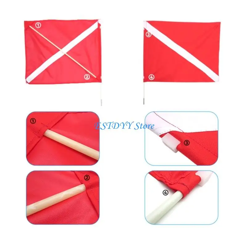 G6DE Polyester Diving Flag Flag Build In Floatation And Counterweight Systems
G6DE Polyester Diving Flag Flag Build In Floatation And Counterweight Systems
