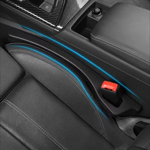 Car Seat Gap Filler Side Seam Plug Strip with Groove Leak-proof Filling Strip For Honda Civic Crv Auto Interior Accessories