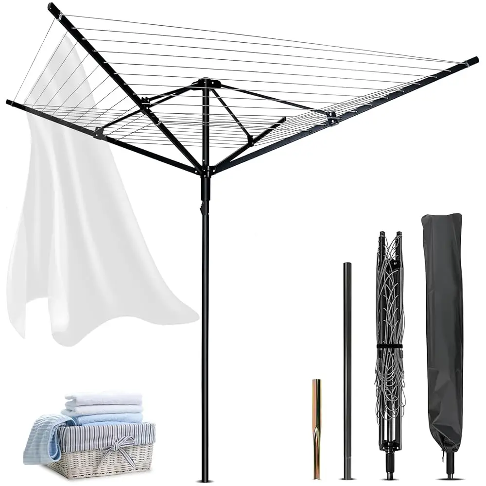 Free ShippingOutdoor Umbrella Drying Rack,Rotary Retractable Clothes Line,Outdoors Adjustable Height Drying Rack Clothing 12 Lin
Free ShippingOutdoor Umbrella Drying Rack,Rotary Retractable Clothes Line,Outdoors Adjustable Height Drying Rack Clothing 12 Lin