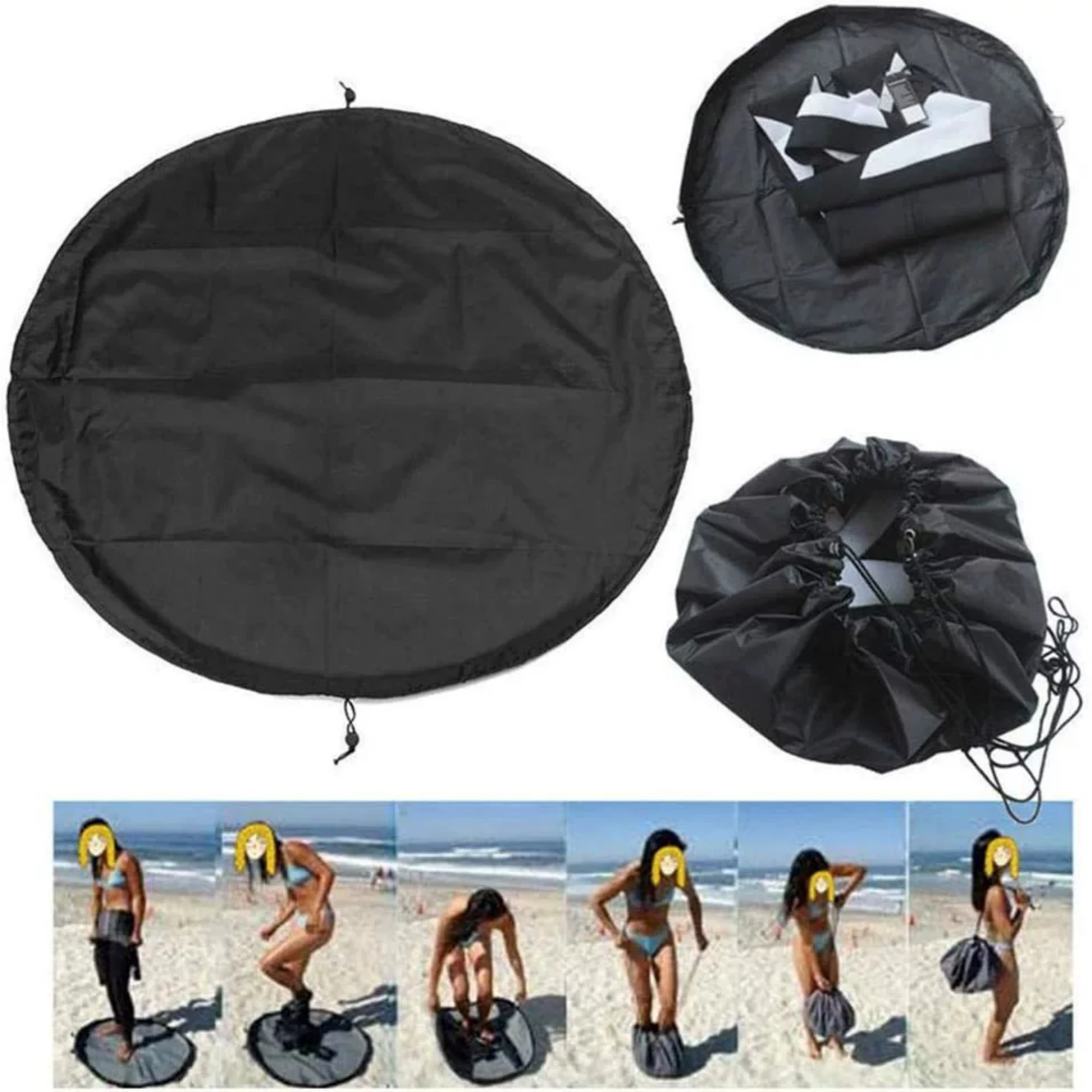 Summer Swim Carry Pack Pouch Drawstring Bag Wetsuit Storage Bag Beach Wetsuit Changing Mat for Surfers Diving Waterproof Dry Bag
Summer Swim Carry Pack Pouch Drawstring Bag Wetsuit Storage Bag Beach Wetsuit Changing Mat for Surfers Diving Waterproof Dry Bag