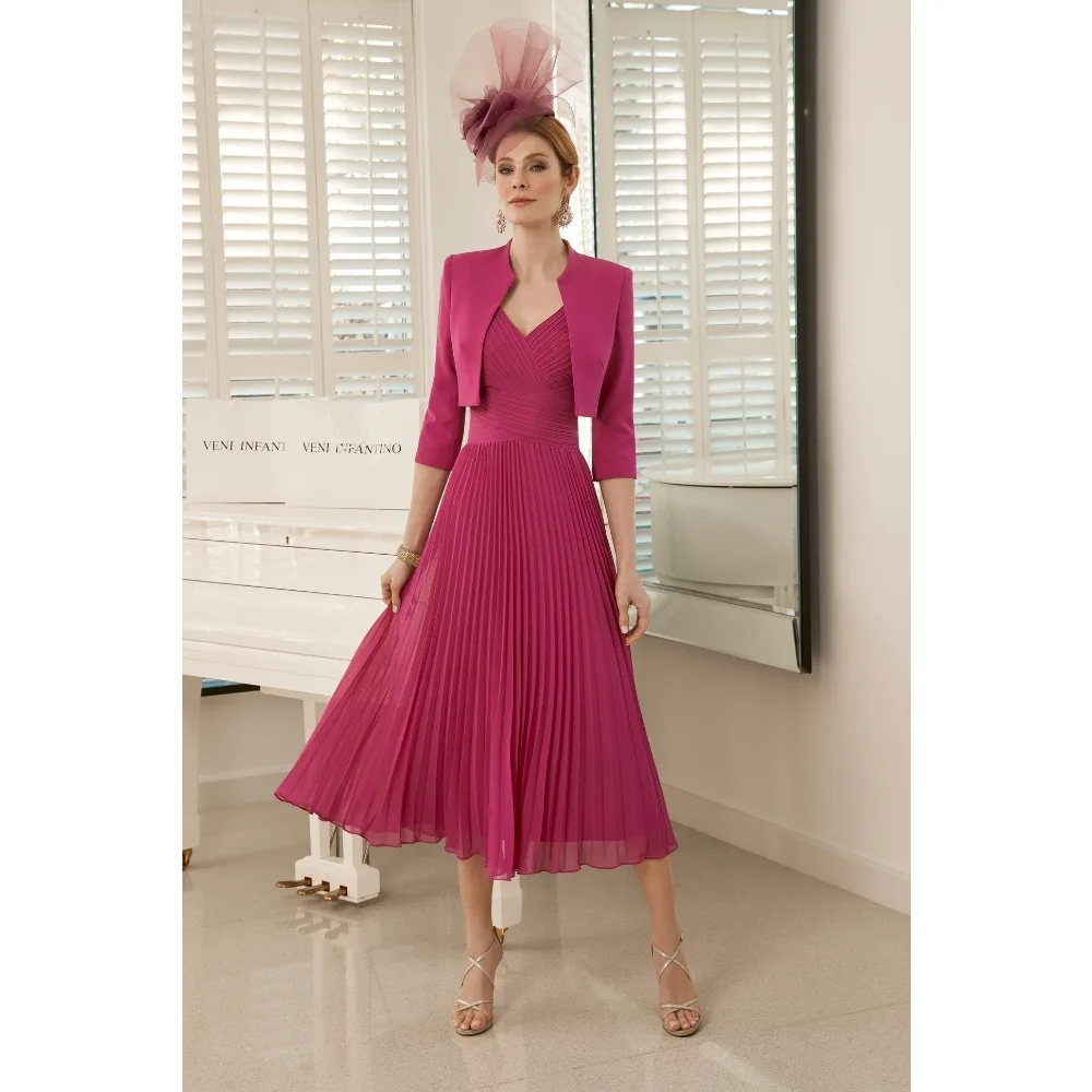 Customized Chiffon 2Pcs Mother of Birde Dresses 2026 for Women Wedding A Line Pleated Ruched Elegant Evening Dress Prom Gowns
Customized Chiffon 2Pcs Mother of Birde Dresses 2026 for Women Wedding A Line Pleated Ruched Elegant Evening Dress Prom Gowns