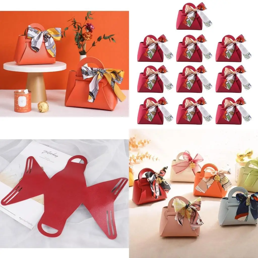 Упаковка из 10 элегантных подарочных коробок из искусственной кожи с конфетами, подарочная сумка из искусственной кожи для
Упаковка из 10 элегантных подарочных коробок из искусственной кожи с конфетами, подарочная сумка из искусственной кожи для