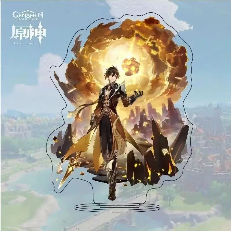 Genshin Impact Zhongli Cosplay Acrylic Stand Anime Figures Desk Model Ornament Props Birthday Gift Girl
Genshin Impact Zhongli Cosplay Acrylic Stand Anime Figures Desk Model Ornament Props Birthday Gift Girl