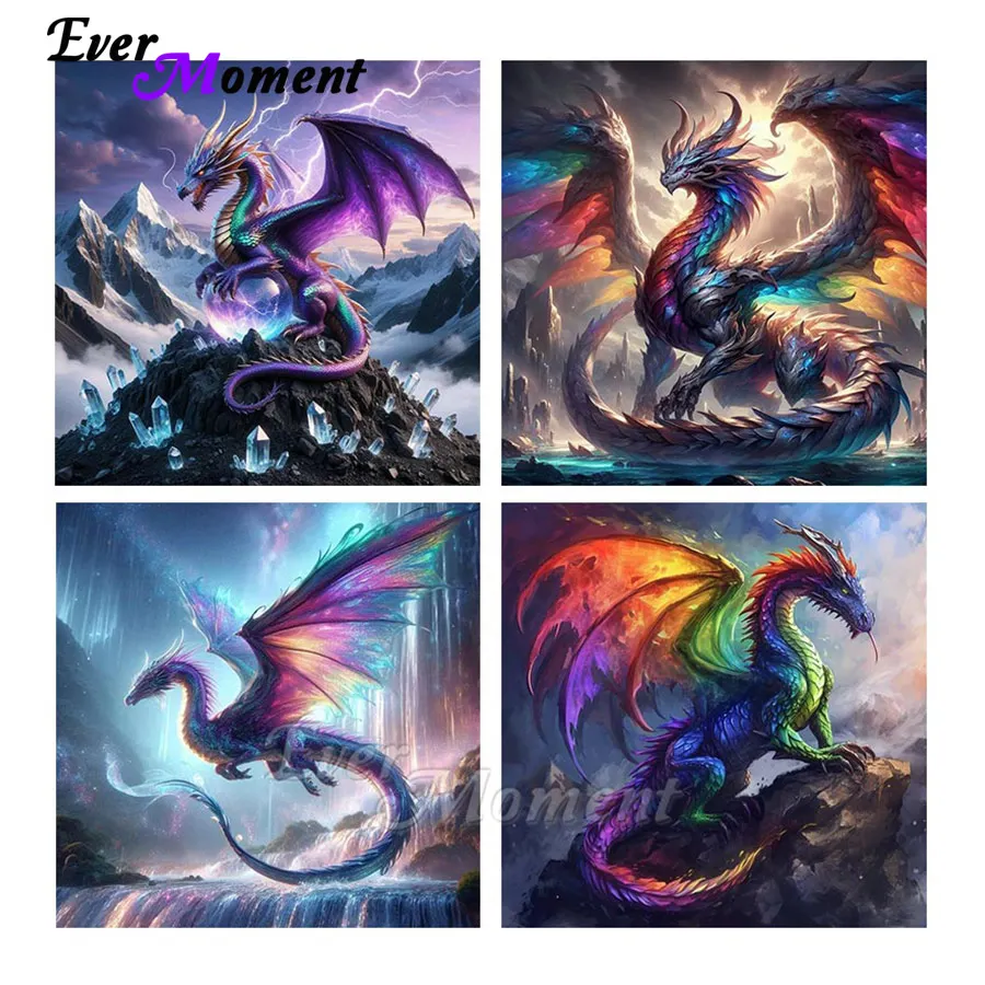 Ever Moment 5D DIY Dragon Diamond Painting Animal Handmade Square Round Drills Hobby Art Diamond Home Decor ASF3139
Ever Moment 5D DIY Dragon Diamond Painting Animal Handmade Square Round Drills Hobby Art Diamond Home Decor ASF3139