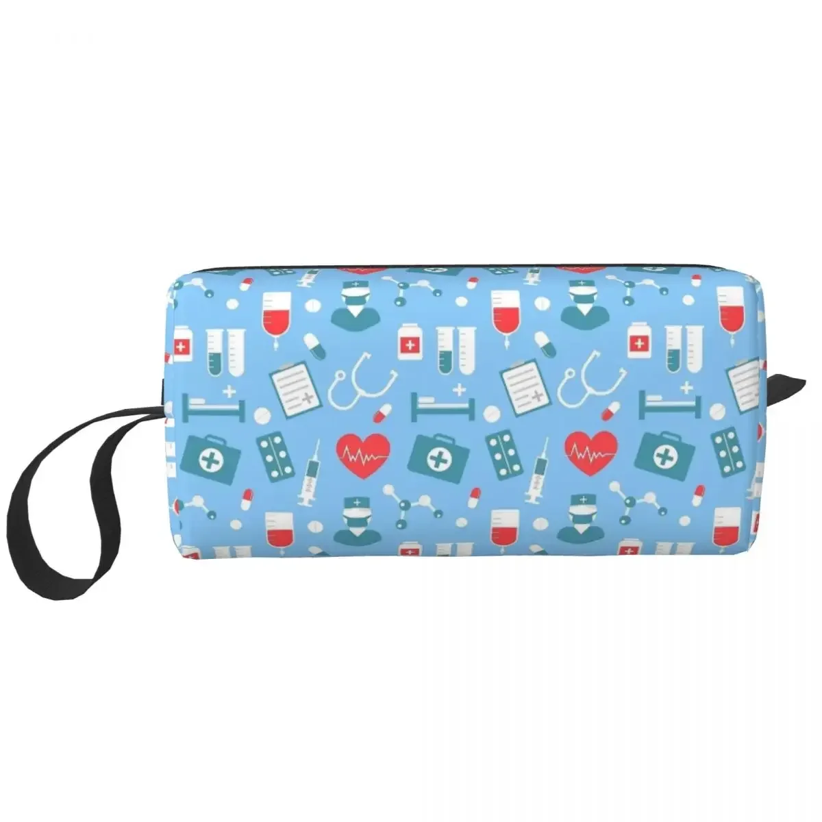 Cute Nursing Pattern Nurse Makeup Bags Large Capacity Cosmetic Bag Fashion Outdoor Pouch for Purse Storage
Cute Nursing Pattern Nurse Makeup Bags Large Capacity Cosmetic Bag Fashion Outdoor Pouch for Purse Storage