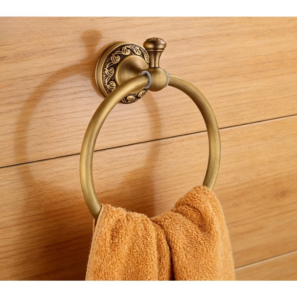 Настенное круглое кольцо для полотенец из старинной латуни, вешалка для полотенец в ванной комнате
Настенное круглое кольцо для полотенец из старинной латуни, вешалка для полотенец в ванной комнате