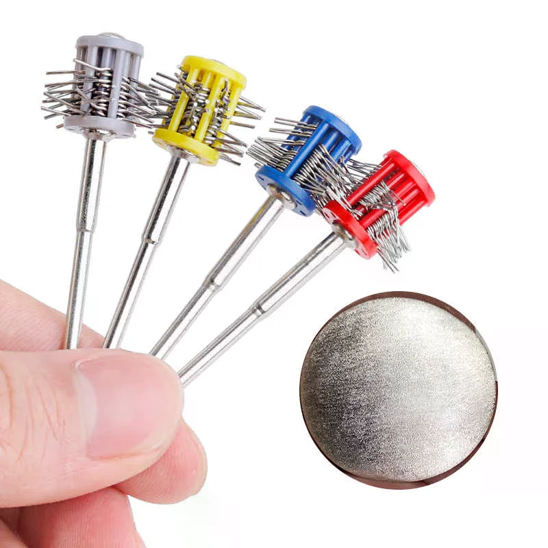 4PCS Pro Texturning Brushes Professional Polishing Grit Mounted Matt Wire Brush Jewelry Brush With Handle DIY Jewelry Making
4PCS Pro Texturning Brushes Professional Polishing Grit Mounted Matt Wire Brush Jewelry Brush With Handle DIY Jewelry Making