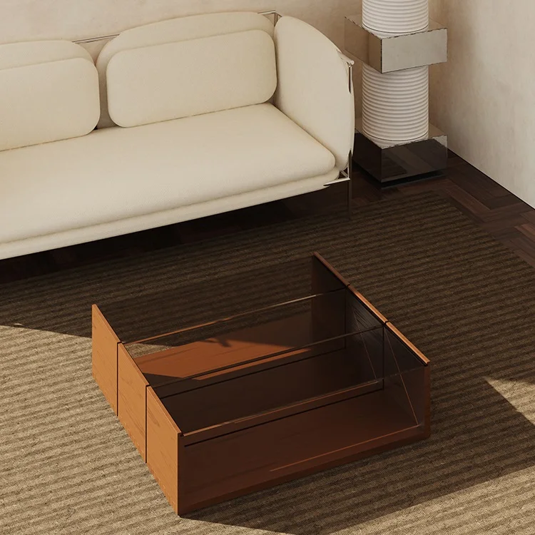 Modern wooden coffee table living room furniture rectangular solid wood glass top designer
Modern wooden coffee table living room furniture rectangular solid wood glass top designer