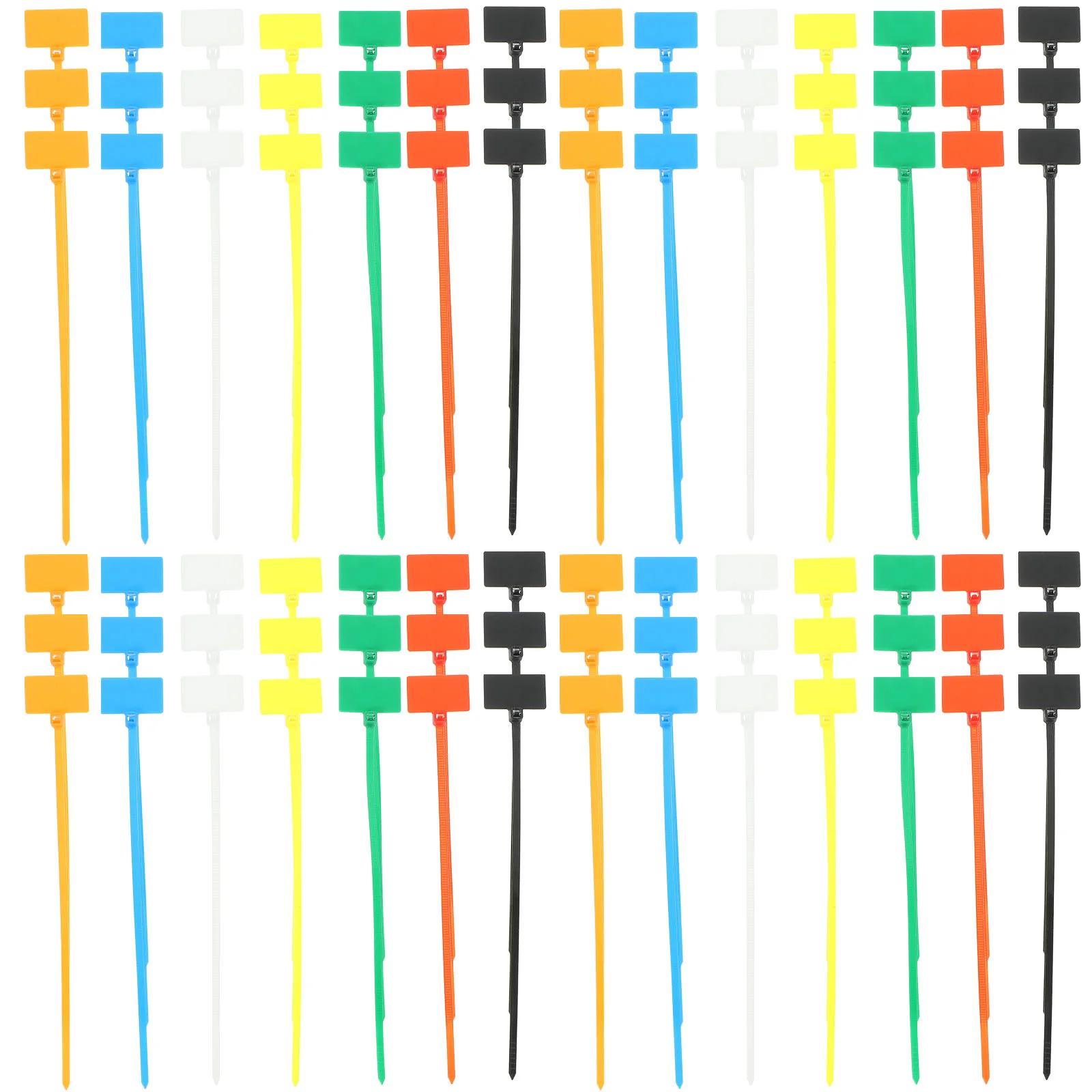250pcs Easy Mark 4x150mm Nylon Cable Ties Tag Labels Plastic Loop Ties Markers Cable Tag Self-locking Zip Ties (Assorted Color)
250pcs Easy Mark 4x150mm Nylon Cable Ties Tag Labels Plastic Loop Ties Markers Cable Tag Self-locking Zip Ties (Assorted Color)