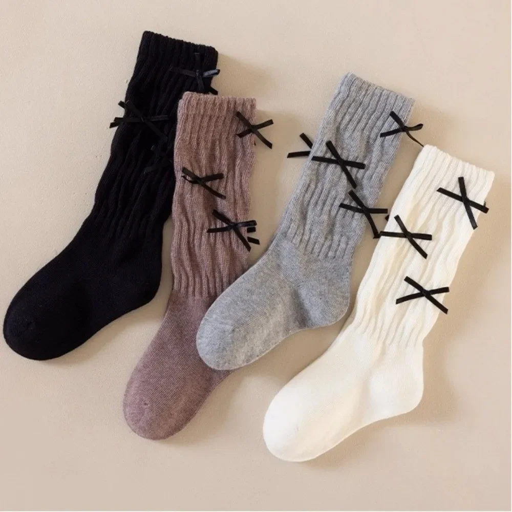 Warm Solid Color Long Girls Socks Korean Style Breathable Long Sock Sweet Bow Grils Stocking 1-5 Year
Warm Solid Color Long Girls Socks Korean Style Breathable Long Sock Sweet Bow Grils Stocking 1-5 Year