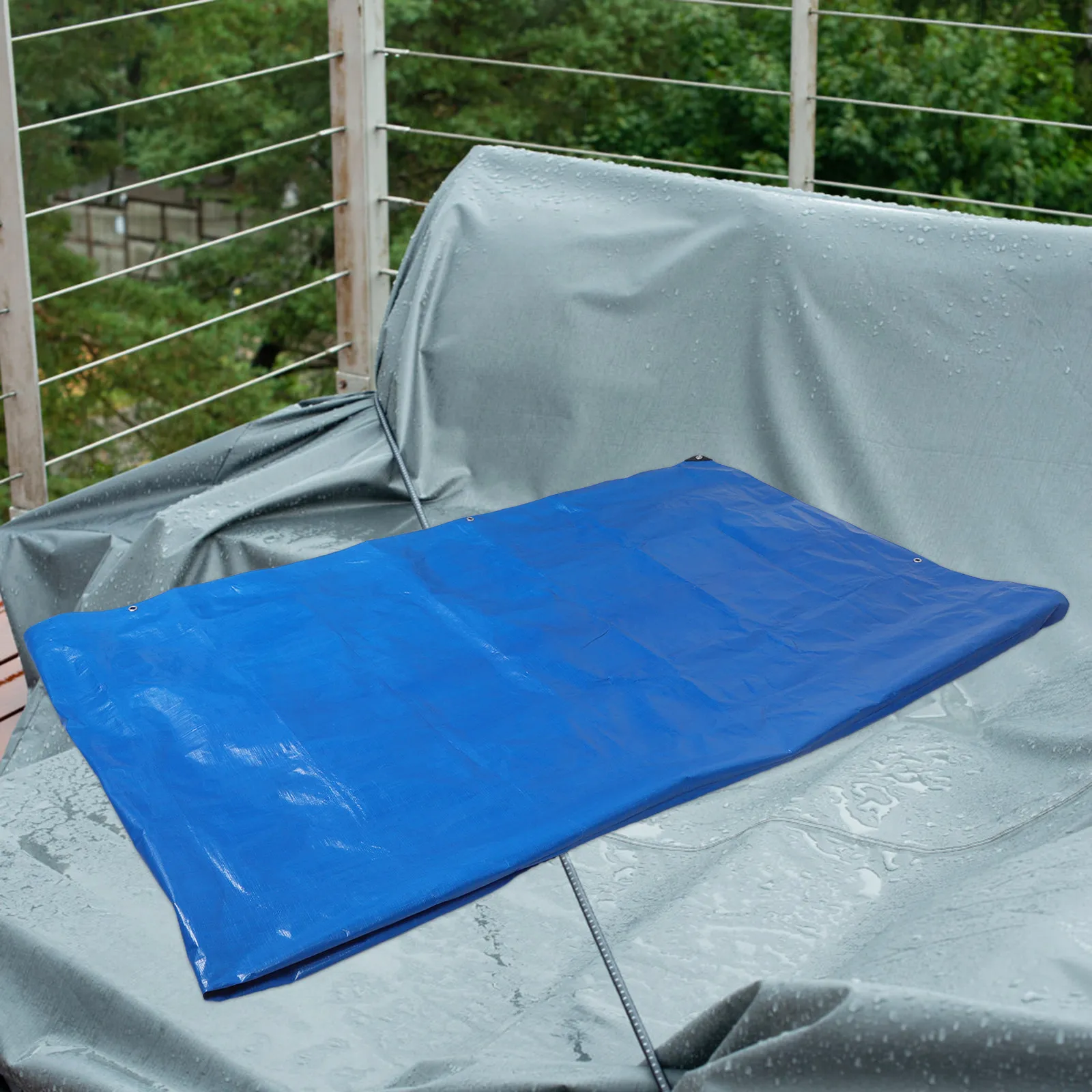 Waterproof Heavy Duty Tarp Multi-Purpose Protective Cover Rain Shelter Camping Rooftop Tent Patio Furniture Log Stack Cover
Waterproof Heavy Duty Tarp Multi-Purpose Protective Cover Rain Shelter Camping Rooftop Tent Patio Furniture Log Stack Cover