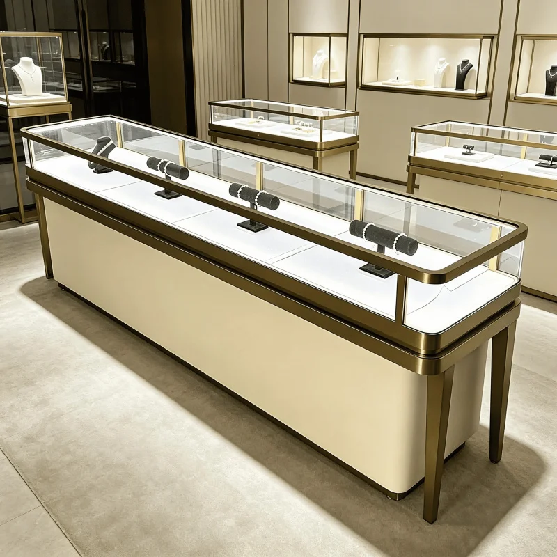 custom.Exquisite Jewelry Counter Custom Designed Curved Glass Metal Jewelry Display Cases Suitable DubaiJewelry Stores
custom.Exquisite Jewelry Counter Custom Designed Curved Glass Metal Jewelry Display Cases Suitable DubaiJewelry Stores