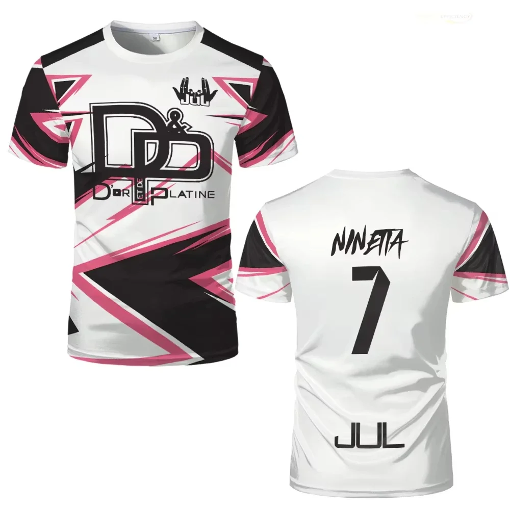 Футбольная тренировочная одежда с 3D-принтом, летняя мужская футболка, быстросохнущий, дышащий и удобный спортивный повседневный топ на открытом воздухе.
Футбольная тренировочная одежда с 3D-принтом, летняя мужская футболка, быстросохнущий, дышащий и удобный спортивный повседневный топ на открытом воздухе.