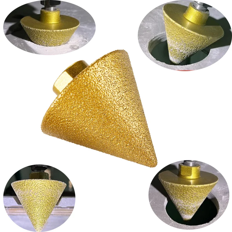 Развертка для алмазных отверстий, коническая шлифовальная головка, инструмент для снятия фаски с мраморным зонтиком, сверление, снятие фасок и шлифовальное сверло
Развертка для алмазных отверстий, коническая шлифовальная головка, инструмент для снятия фаски с мраморным зонтиком, сверление, снятие фасок и шлифовальное сверло