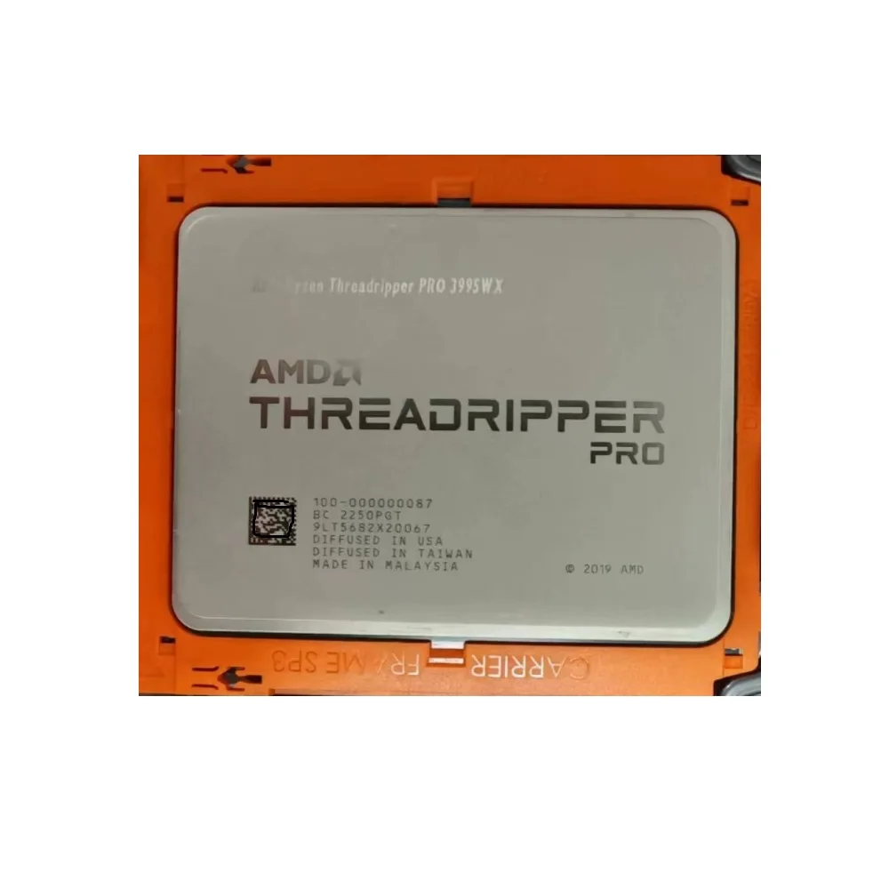 Used Ryzen Threadripper 3995WX Processor 64 Cores 128 Threads 2.7GHz Up to 4.2GHz CPU sWRX8 280W 7nm
Used Ryzen Threadripper 3995WX Processor 64 Cores 128 Threads 2.7GHz Up to 4.2GHz CPU sWRX8 280W 7nm