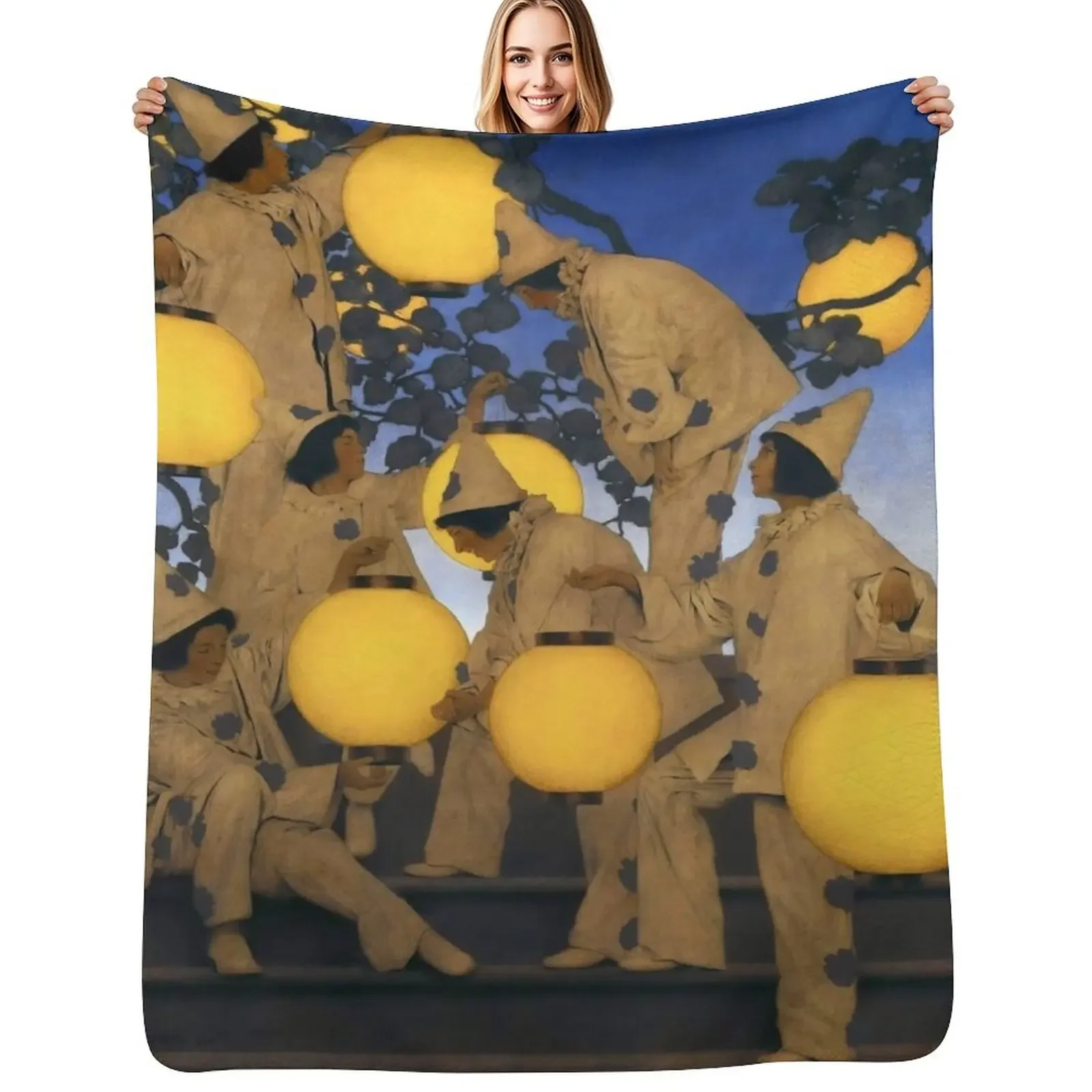 Maxfield Parrish - The Lantern Bearers Throw Blanket Soft Plush Plaid Custom Sofas Blanket
Maxfield Parrish - The Lantern Bearers Throw Blanket Soft Plush Plaid Custom Sofas Blanket