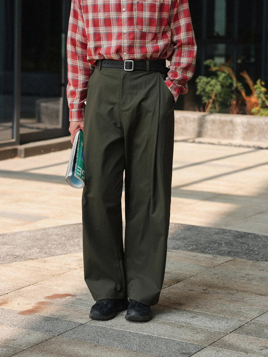 Loose Military een Elastic Waist Casual Pants y Design Straight Leg Long Trousers Autumn Season Polyester Fabric
Loose Military een Elastic Waist Casual Pants y Design Straight Leg Long Trousers Autumn Season Polyester Fabric