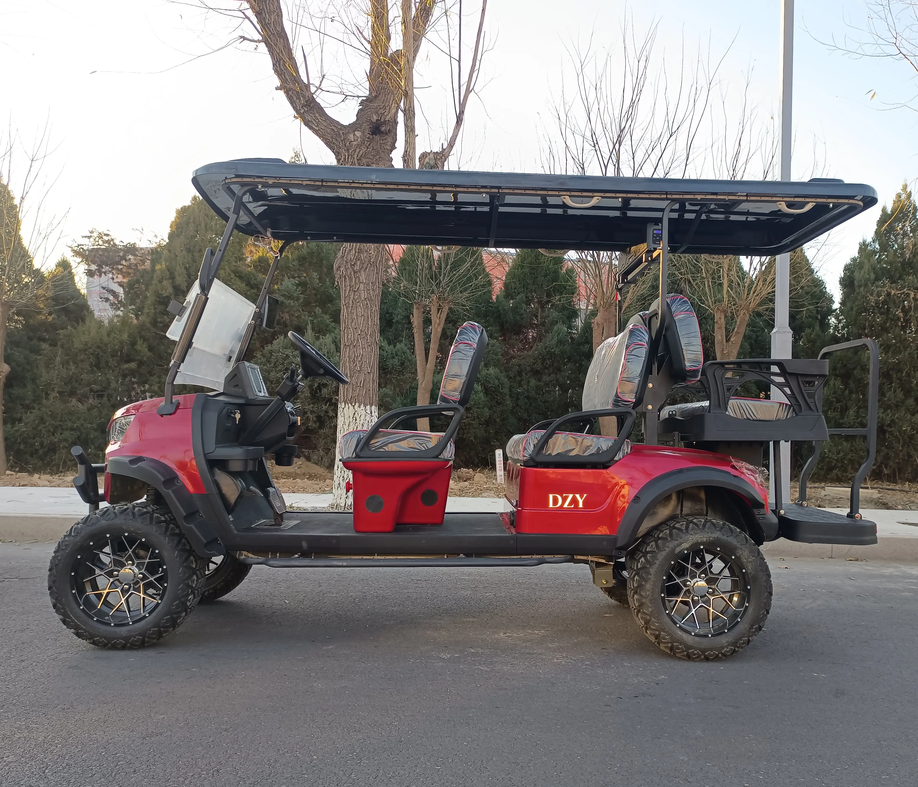 Custom Top Quality 48v Electric Push Golf Cart High Capacity 6 Passenger Off Road Golf Cart
Custom Top Quality 48v Electric Push Golf Cart High Capacity 6 Passenger Off Road Golf Cart