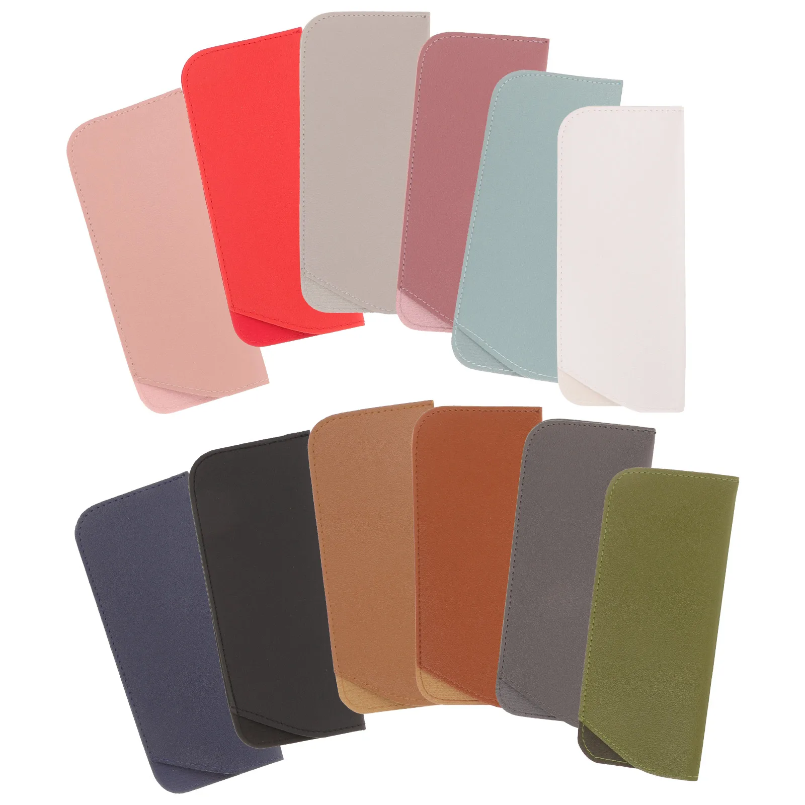 12 pcs Glasses Case Portable Eyeglasses Pouch Travel Sunglasses Storage Bag Soft Pu Material Scratch Protection
12 pcs Glasses Case Portable Eyeglasses Pouch Travel Sunglasses Storage Bag Soft Pu Material Scratch Protection