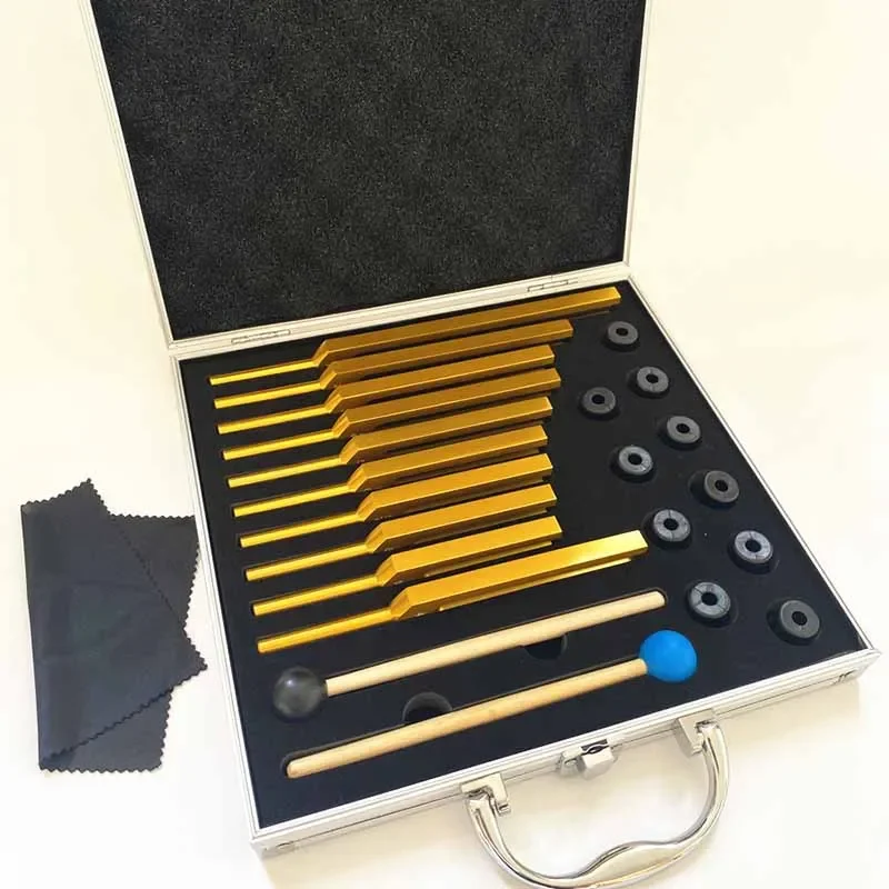 For 10 Sets Of Tuning Fork Sound Healing Therapeutic Diapason Colorful Resonance Tuning Forks Professional Percussion Instrument
For 10 Sets Of Tuning Fork Sound Healing Therapeutic Diapason Colorful Resonance Tuning Forks Professional Percussion Instrument