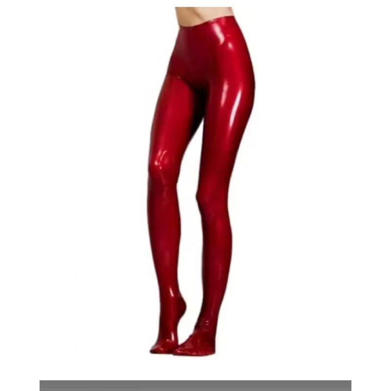 Latex leggings, rubber pantyhose, red custom women's style
Latex leggings, rubber pantyhose, red custom women's style