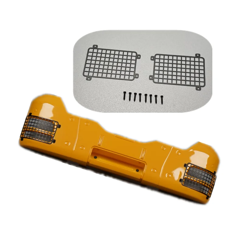 1:14th Scale Metal Headlights Protective Cover Upgrade Accessories for Tamiya RC Truck MAN TGS
1:14th Scale Metal Headlights Protective Cover Upgrade Accessories for Tamiya RC Truck MAN TGS