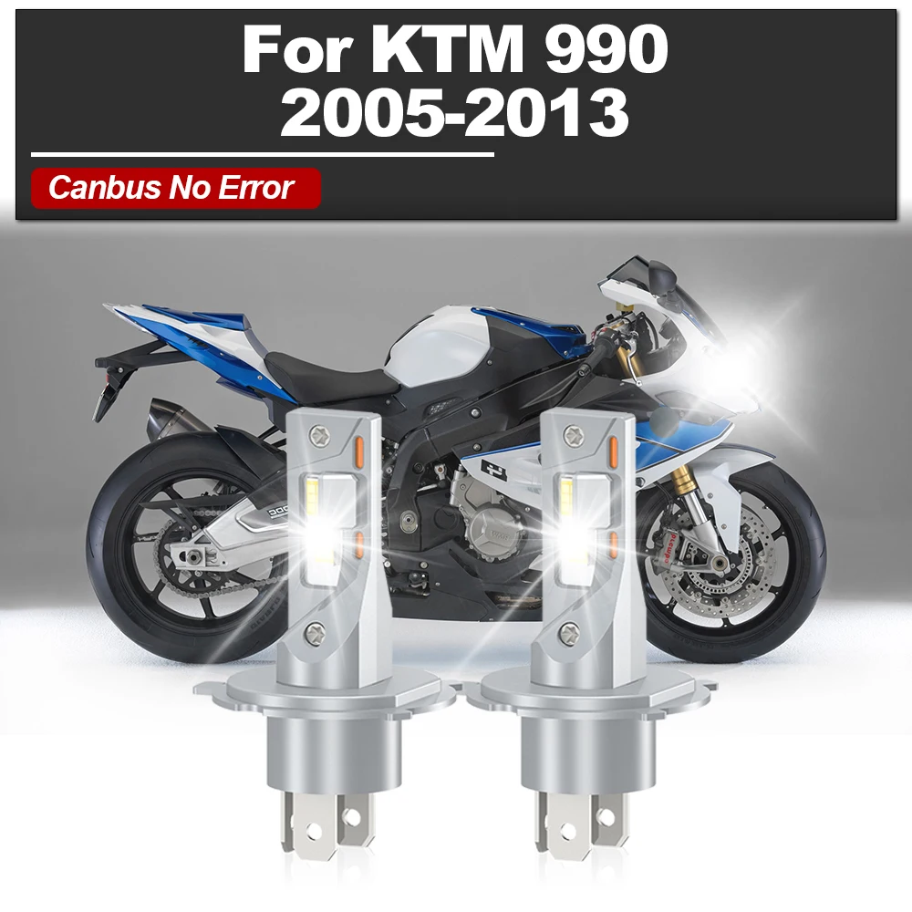 20000LM LED Headlight Bulb 12V 120W Motorcycle Lamp 6000K Plug and Play For KTM 990 2005 2006 2007 2008 2009 2010 2011 2012 2013
20000LM LED Headlight Bulb 12V 120W Motorcycle Lamp 6000K Plug and Play For KTM 990 2005 2006 2007 2008 2009 2010 2011 2012 2013
