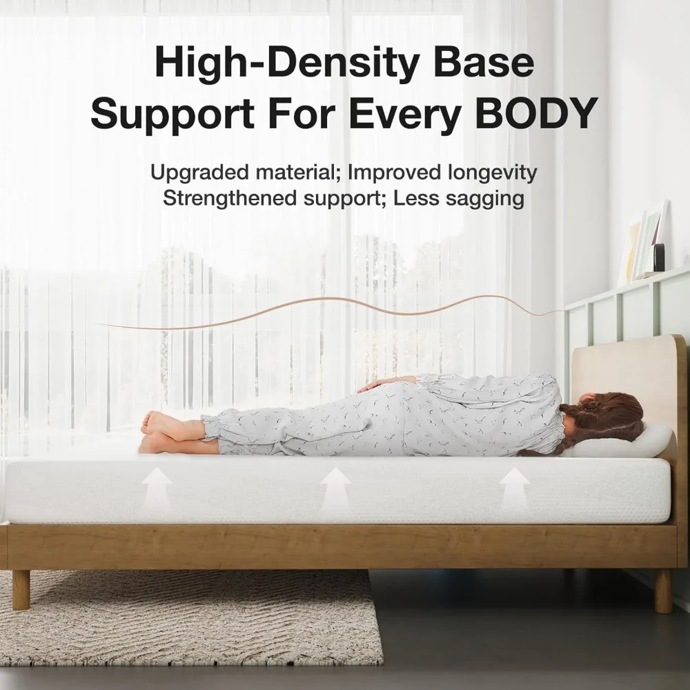 Twin Mattress, 6 Inch Twin Bed Mattress for Kids, Gel Memory Foam Mattresses for Cooling Night Sleep & Pressure Relief
Twin Mattress, 6 Inch Twin Bed Mattress for Kids, Gel Memory Foam Mattresses for Cooling Night Sleep & Pressure Relief