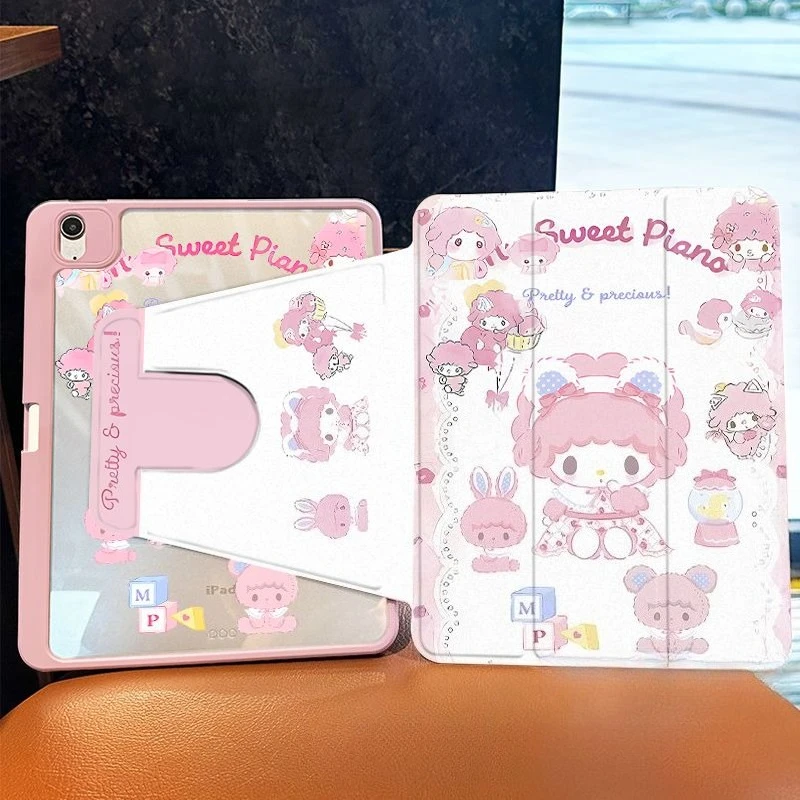 Cartoon Melody Rotatable Case for IPad 9th 10.2 10th 10.9 11th A16 Pro 11Inch Air7 Air6 Air5 Multi-Angle Stand Clear Back Cover
Cartoon Melody Rotatable Case for IPad 9th 10.2 10th 10.9 11th A16 Pro 11Inch Air7 Air6 Air5 Multi-Angle Stand Clear Back Cover