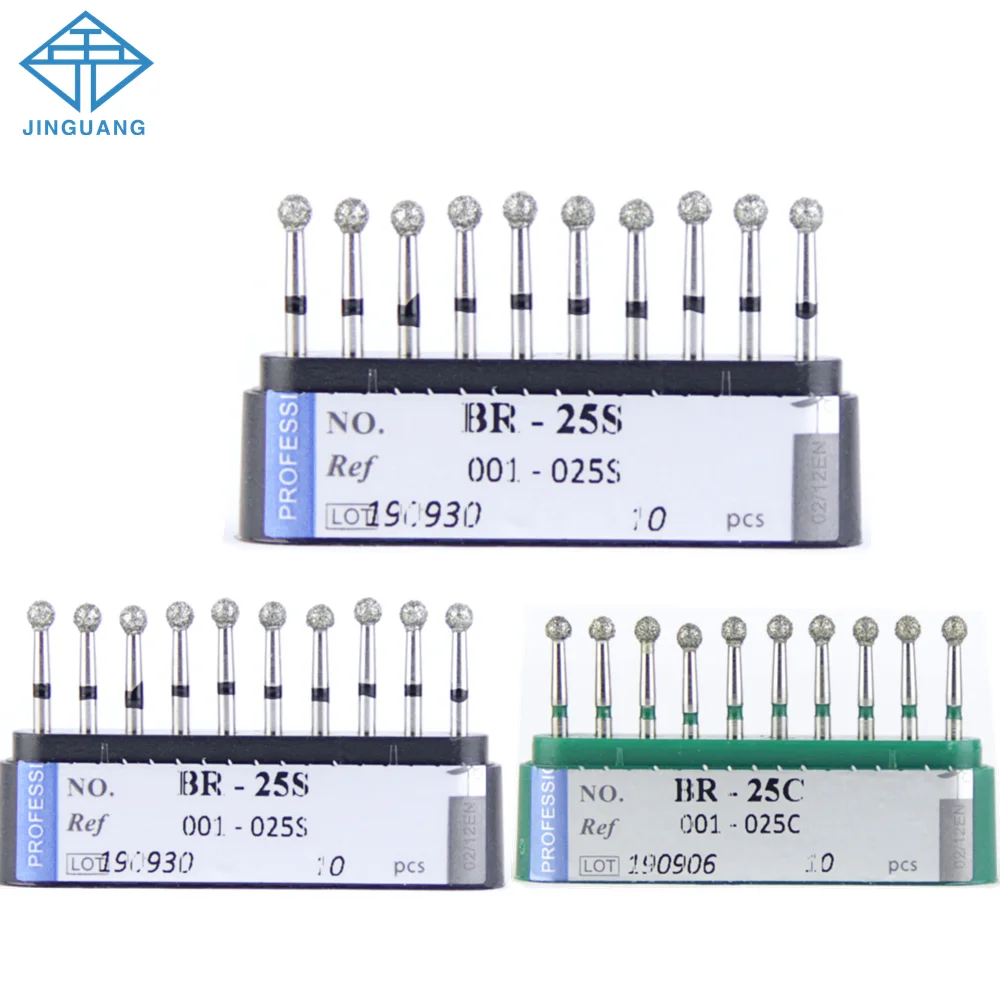 50pcs Dental Diamond Ball Burs for High Speed Handpiece Polishing Teeth Whitening Tools Dentist Clinic Tool BR-25 BR-25C BR-25S
50pcs Dental Diamond Ball Burs for High Speed Handpiece Polishing Teeth Whitening Tools Dentist Clinic Tool BR-25 BR-25C BR-25S