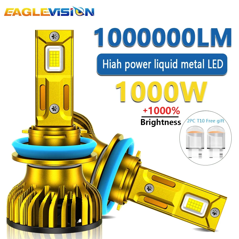 EAGLEVISION Передняя светодиодная 1000 Вт Супер яркая высокая мощность Автомобильная фара противотуманная лампа 6500K HB3 HB4 9005 9006 H1 H7 H4 Canbus фара
EAGLEVISION Передняя светодиодная 1000 Вт Супер яркая высокая мощность Автомобильная фара противотуманная лампа 6500K HB3 HB4 9005 9006 H1 H7 H4 Canbus фара