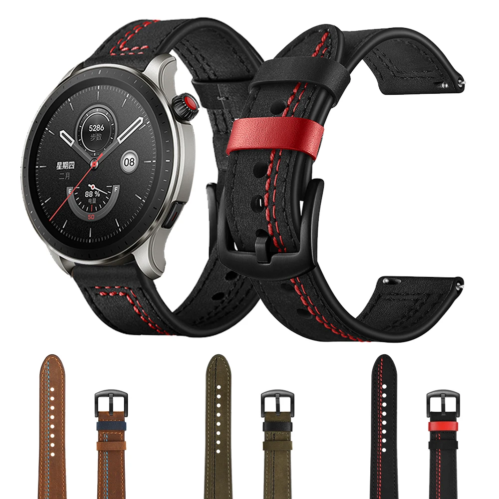 Ремешок кожаный для Amazfit Bip 3 3Pro GTS 2 3 4 4mini 2e, браслет для Amazfit GTR 4 3 Pro 2 2e 2S 47 мм 42 мм, 22 мм
Ремешок кожаный для Amazfit Bip 3 3Pro GTS 2 3 4 4mini 2e, браслет для Amazfit GTR 4 3 Pro 2 2e 2S 47 мм 42 мм, 22 мм