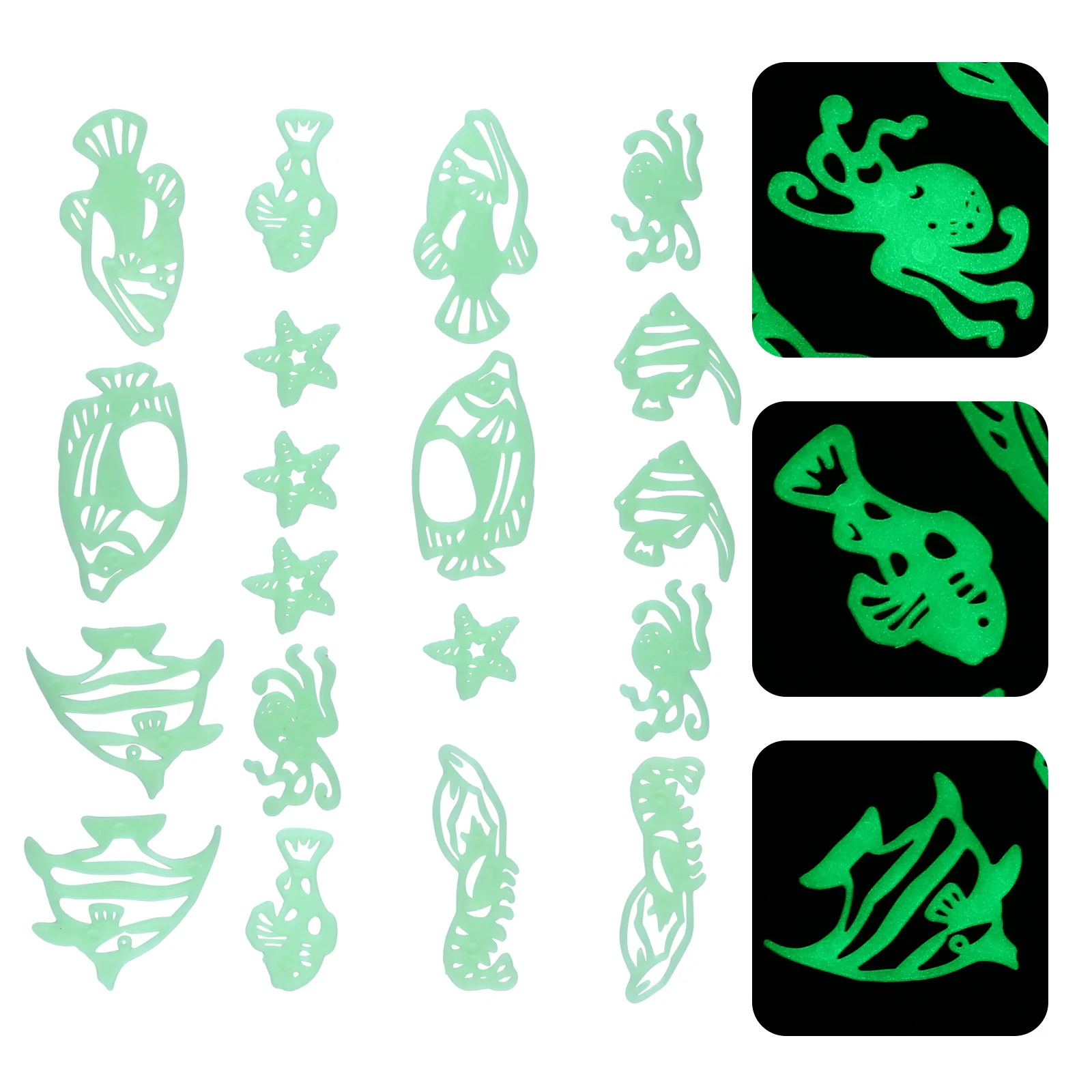 4Sets Fluorescent Wall Sticker Glow in Dark Fish Design for Wedding Party Ceiling Decor Luminous Home Decoration
4Sets Fluorescent Wall Sticker Glow in Dark Fish Design for Wedding Party Ceiling Decor Luminous Home Decoration