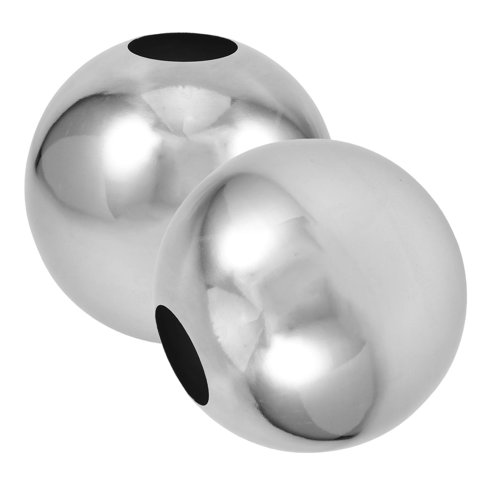 2Pcs 10cm Perforated Hollow Stainless Steel Garden naments Decorative Mirror Sphere Home Gazings Polished
2Pcs 10cm Perforated Hollow Stainless Steel Garden naments Decorative Mirror Sphere Home Gazings Polished