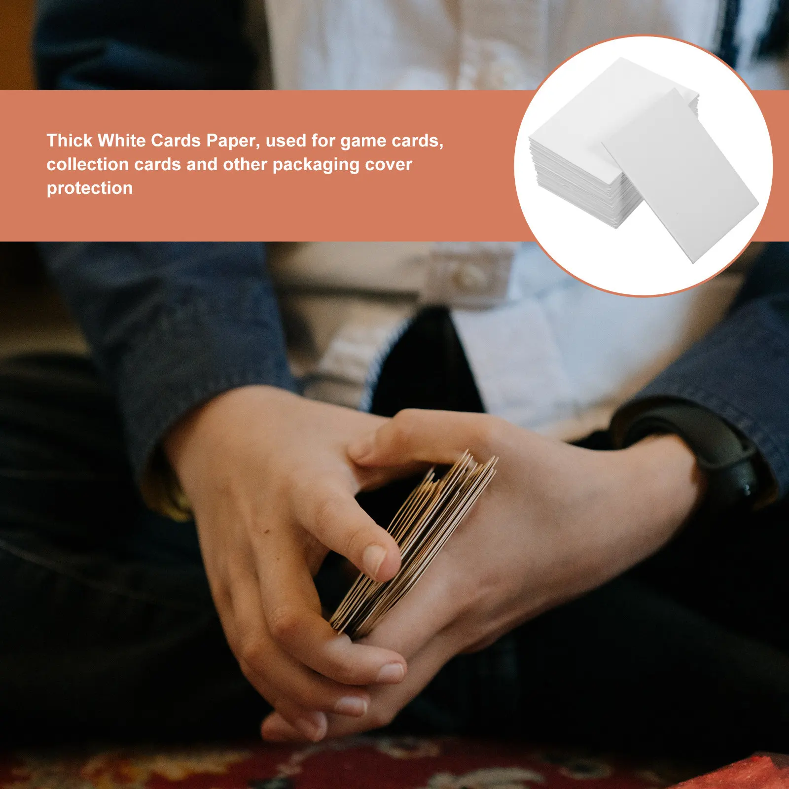 30Pcs Hard Card Stock Covers Premium White Cardstock Paper for Collection Game Cards Protection DIY Craft Punching Cutting
30Pcs Hard Card Stock Covers Premium White Cardstock Paper for Collection Game Cards Protection DIY Craft Punching Cutting