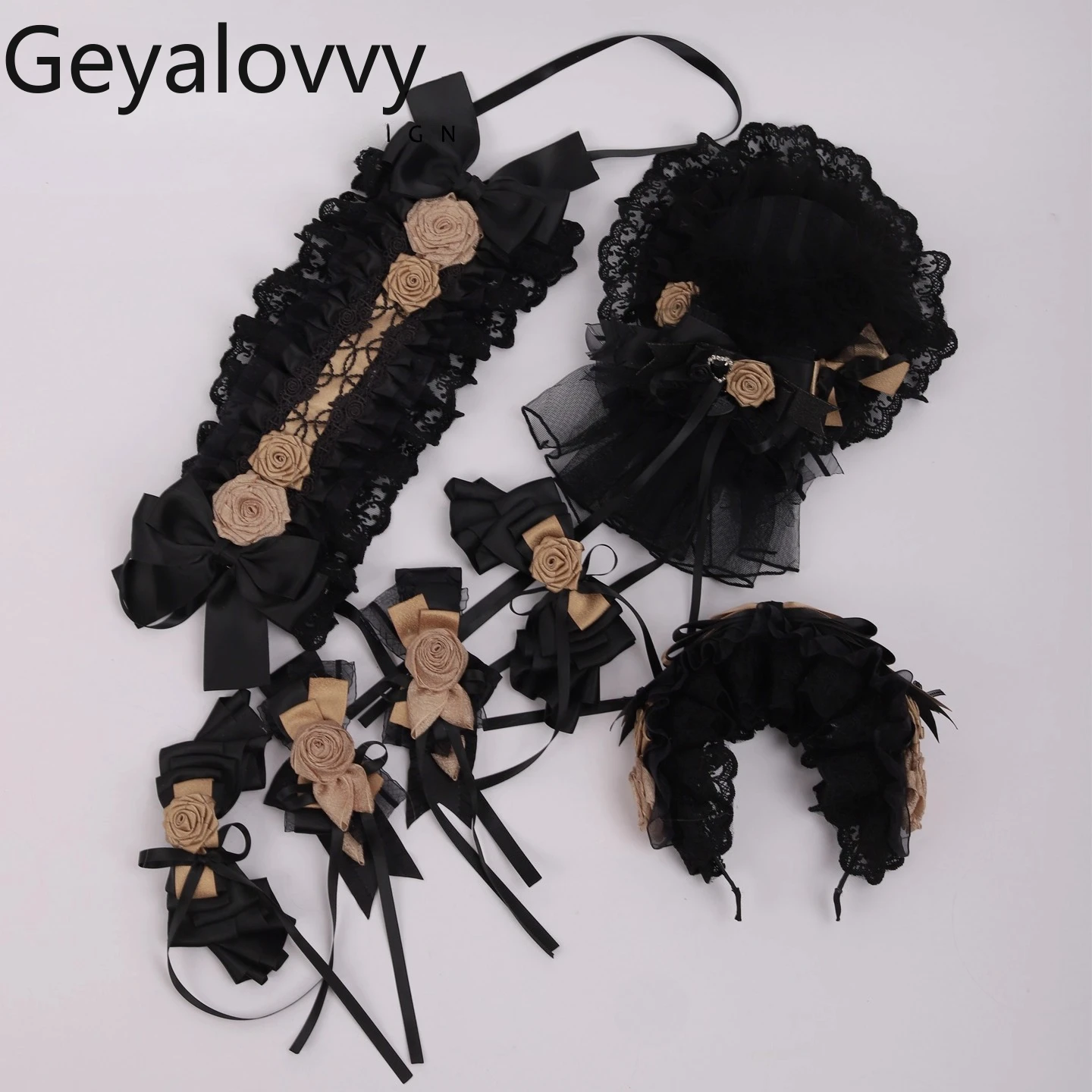 Silk Satin Black Gold Color Block Handmade Sweet Cool Elegant Original Lolita Hair Accessories Japanese Kawaii Bow Hairband
Silk Satin Black Gold Color Block Handmade Sweet Cool Elegant Original Lolita Hair Accessories Japanese Kawaii Bow Hairband