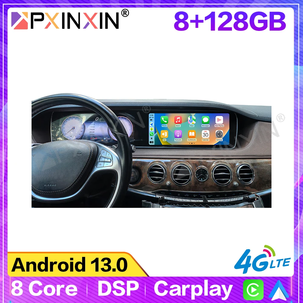 Android Car Radio + Digital Cluster For Mercedes Benz S Class W222 2014-2017 Auto 24.6" Screen Stereo Multimedia Player Carplay
Android Car Radio + Digital Cluster For Mercedes Benz S Class W222 2014-2017 Auto 24.6" Screen Stereo Multimedia Player Carplay