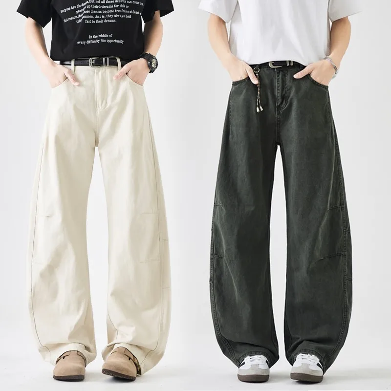 Early Autumn 2025 American Sle Casual Pants High Street Trend Loose Straight Leg Wide Leg Long Trousers for Men And Women
Early Autumn 2025 American Sle Casual Pants High Street Trend Loose Straight Leg Wide Leg Long Trousers for Men And Women
