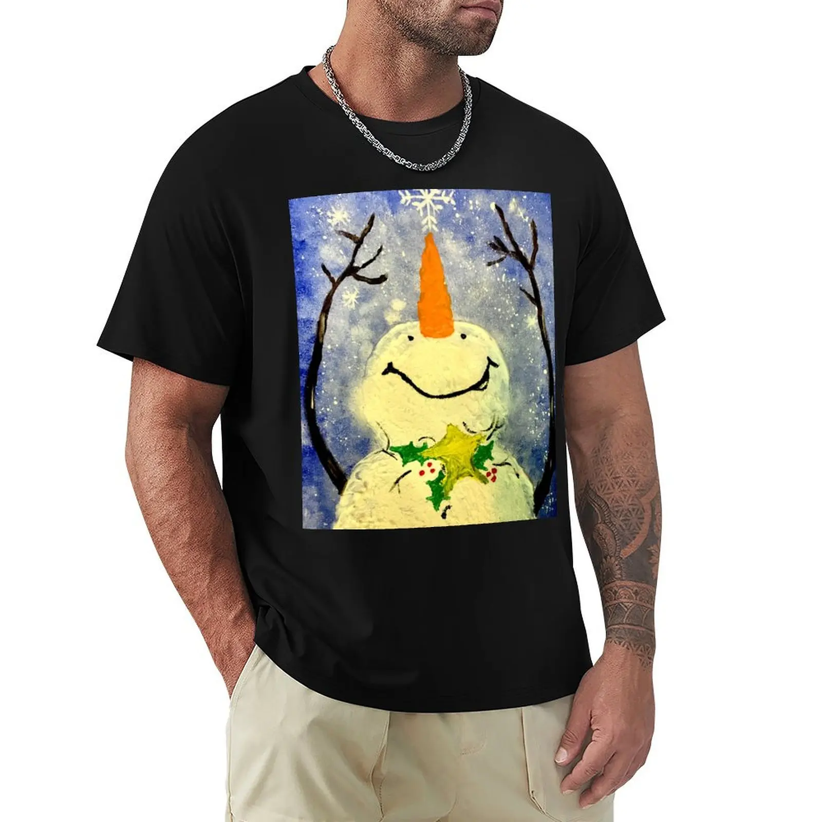 Snowman In Wonder T-Shirt Casual Daily Graphic Tee
Snowman In Wonder T-Shirt Casual Daily Graphic Tee