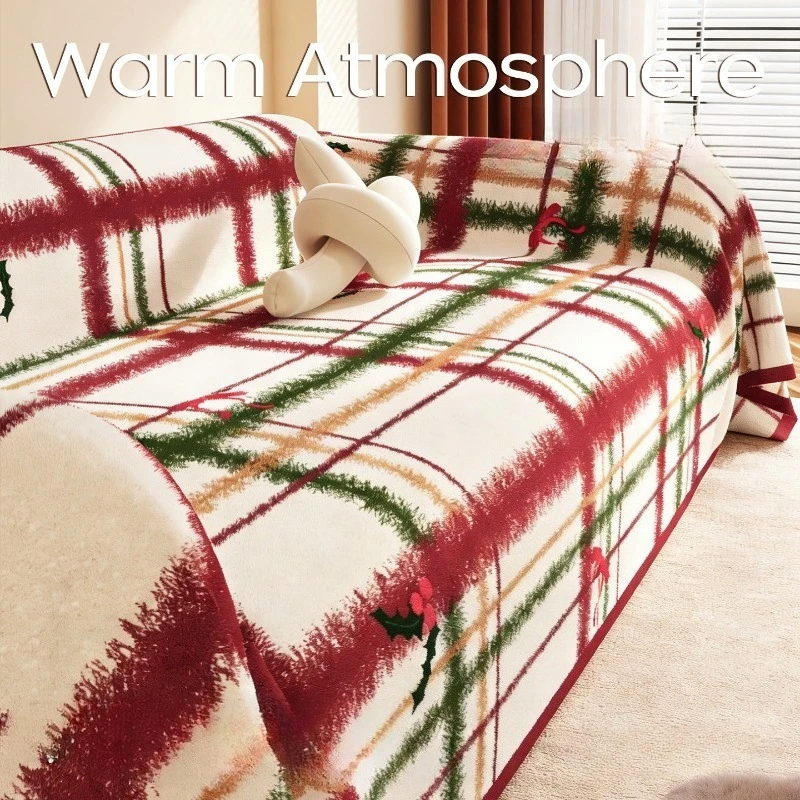 Утолщенный чехол-накидка на диван, плюшевый, для зимы и Нового года, полностью закрывающий диван, атмосферный домашний текстиль
Утолщенный чехол-накидка на диван, плюшевый, для зимы и Нового года, полностью закрывающий диван, атмосферный домашний текстиль