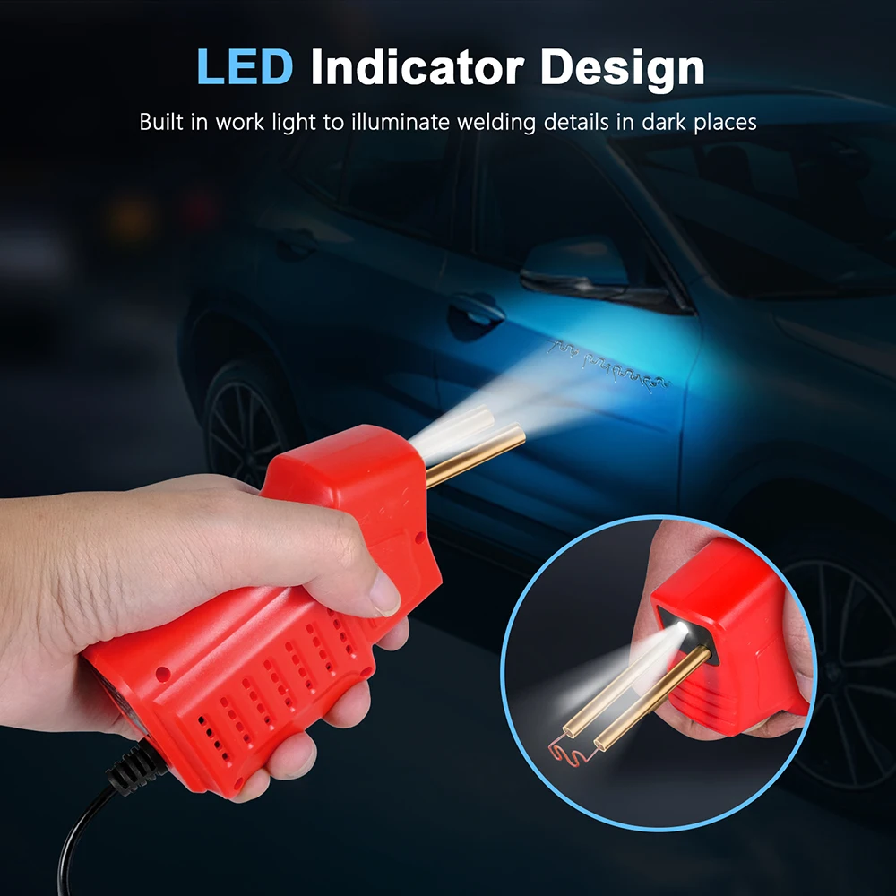 50W Portable Plastic Welder 220V Car Bumper Repair Machine Soldering Iron Staples Tools Kit for Bumper Repairs and PVC Soldering
50W Portable Plastic Welder 220V Car Bumper Repair Machine Soldering Iron Staples Tools Kit for Bumper Repairs and PVC Soldering