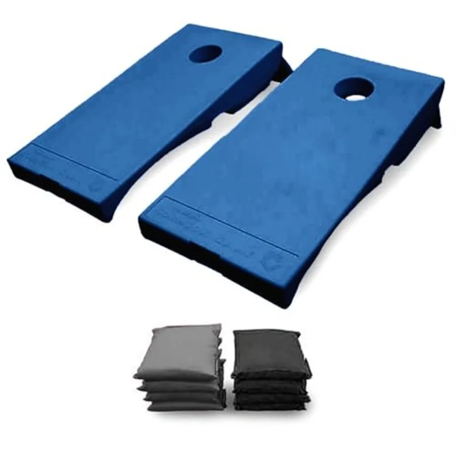 All-Weather Corntoss Set Portable Regulation Size Indoor or Outdoor Bean Bag Toss Game w/ 2 Plastic Boards 8 Cornhole Bags and
All-Weather Corntoss Set Portable Regulation Size Indoor or Outdoor Bean Bag Toss Game w/ 2 Plastic Boards 8 Cornhole Bags and