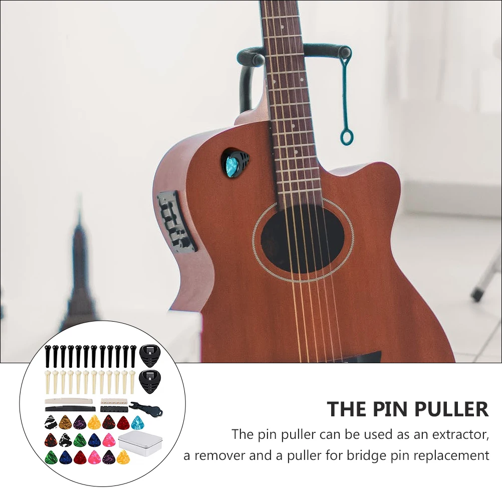 Bridge Guitar String Set Repairing Tool Kit Plastic Musical Instrument Accessories
Bridge Guitar String Set Repairing Tool Kit Plastic Musical Instrument Accessories