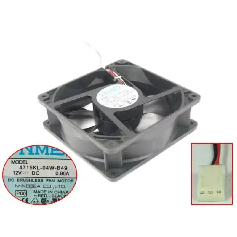 NMB-MAT 4715KL-04W-B49 P00 DC 12V 0.90A 120x120x38mm Server Cooling Fan
NMB-MAT 4715KL-04W-B49 P00 DC 12V 0.90A 120x120x38mm Server Cooling Fan