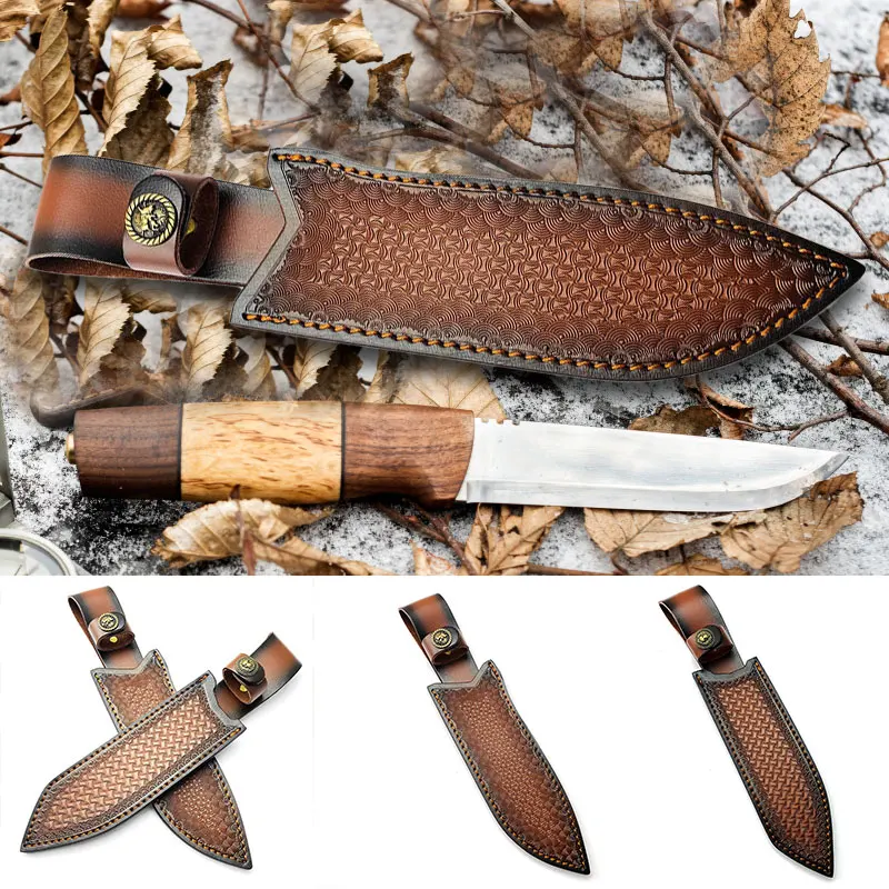 Outdoor Straight Knife Sheath Genuine Leather Knife Scabbard Case Knife Shell Small Straight Knife Sheath Protective Cover
Outdoor Straight Knife Sheath Genuine Leather Knife Scabbard Case Knife Shell Small Straight Knife Sheath Protective Cover