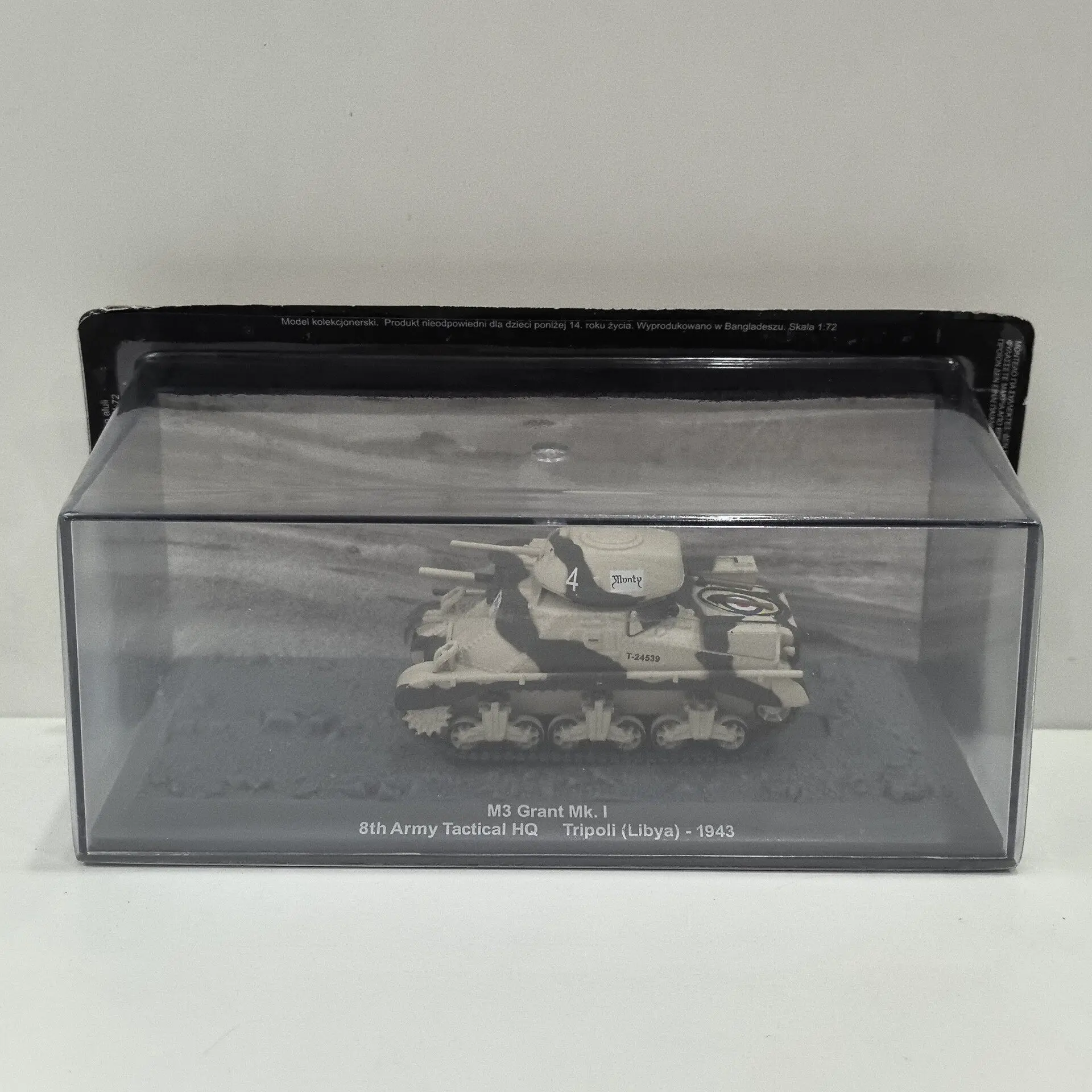 Diecast IXO 1/72 Scale M3 1943 Alloy Tank Model
Diecast IXO 1/72 Scale M3 1943 Alloy Tank Model
