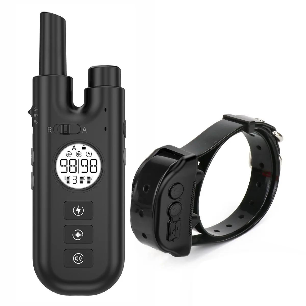 Dog Training Collar, Dog Collar with 3 Training Modes, Remote Electronic Dog Collar Vibration Collar for Small Medium Large Dogs
Dog Training Collar, Dog Collar with 3 Training Modes, Remote Electronic Dog Collar Vibration Collar for Small Medium Large Dogs
