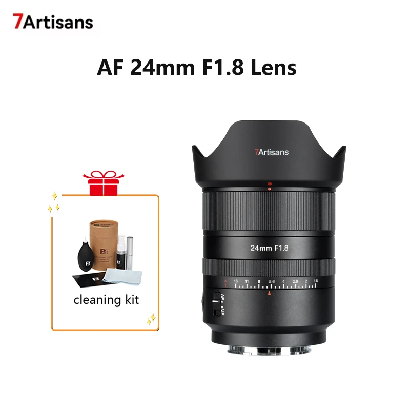 Объектив камеры 7artisans AF 24 мм F1.8 с большой диафрагмой для студийной фотографии с креплением Sony E Nikon Z L
Объектив камеры 7artisans AF 24 мм F1.8 с большой диафрагмой для студийной фотографии с креплением Sony E Nikon Z L