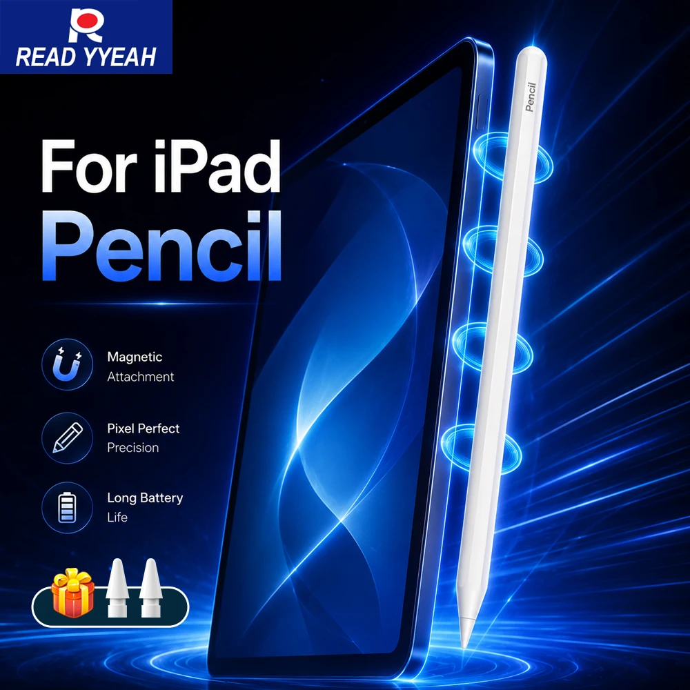 For Apple Pencil Wireless Charging Stylus for iPad A16 11 10th Gen Pro 11 12.9 Air 4 5 Mini 6 7 iPad Pencil With Palm Rejection
For Apple Pencil Wireless Charging Stylus for iPad A16 11 10th Gen Pro 11 12.9 Air 4 5 Mini 6 7 iPad Pencil With Palm Rejection
